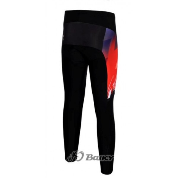 Nalini Pro Team Lang Radhose Rot Schwarz SRZD580