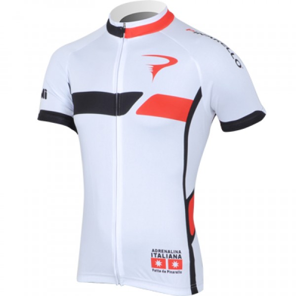 2013 Pinarello Radtrikot Kurzarm Weiß MVCO177