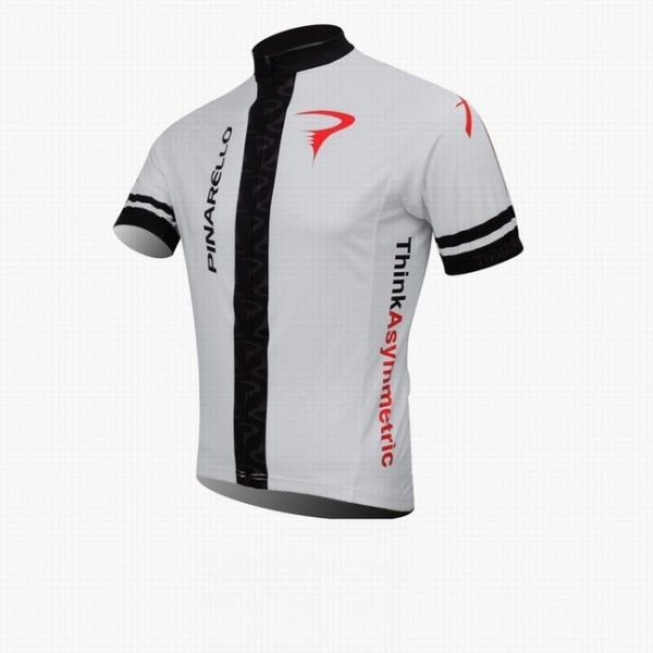 2014 Pinarello Radtrikot Kurzarm Weiß XAWH538