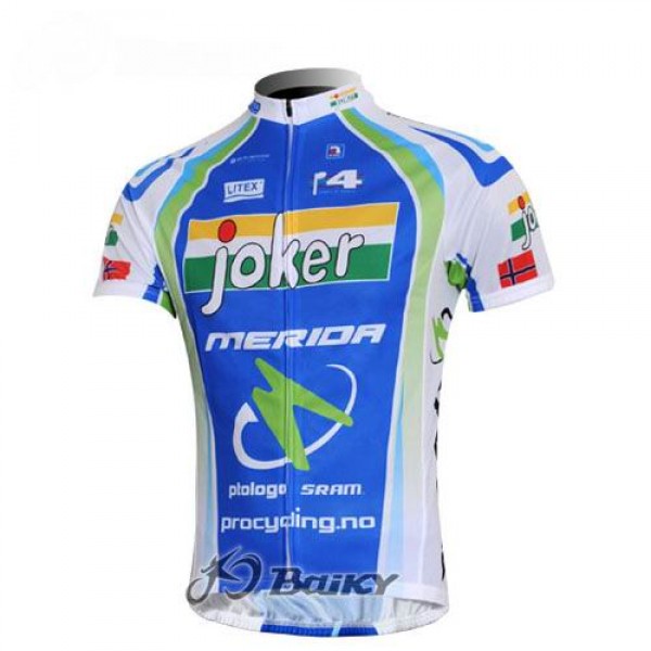 Joker Merida Pro Team Norwegen Radtrikot Kurzarm Grün YAOC196