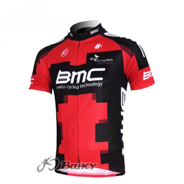 BMC Racing Team Radtrikot Kurzarm Rot YMIZ382