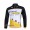 Specialized Livestrong Fahrradtrikot Langarm Weiß Schwarz Gelb HGLN295