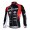 MHW Cube Racing Team Fahrradtrikot Langarm Rot Schwarz NWMK970