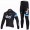 2013 Team Sky Radbekleidung Satz Fahrradtrikot Langarm und Lang Radhose Schwarz Blau XPXH971