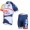 2013 Lotto Belisol Radtrikot Kurzarm und Kurz Radhose Kits Weiß Blau BIOA250