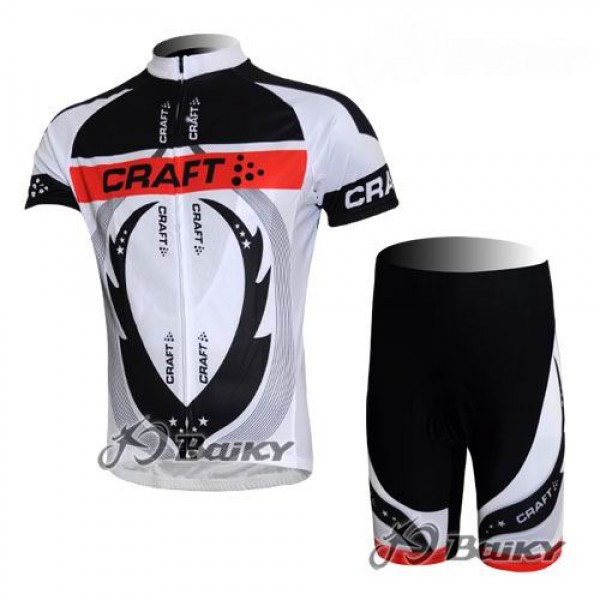 Craft Pro Team Radtrikot Kurzarm Kurz Radhose Kits Grau Weiß JDZV500