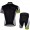 2013 LOOK Radtrikot Kurzarm und Kurz Radhose Kits Schwarz KGND917