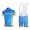 Astana Pro Team Radtrikot Kurzarm Kurz Trägerhose Kits Blau IADK657