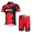 BMC Racing Team Radtrikot Kurzarm Kurz Radhose Kits Rot WRRD219