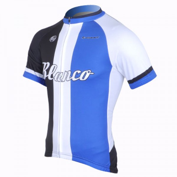 2013 Blanco Giant Radtrikot Kurzarm Blau Weiß Schwarz FKGV938