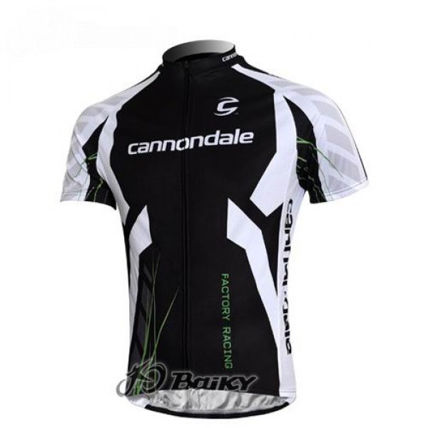 Cannondale Pro Team Radtrikot Kurzarm Schwarz Weiß BLJW928