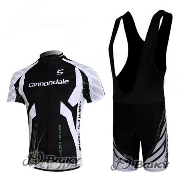 Cannondale Pro Team Radtrikot Kurzarm Kurz Trägerhose Kits Schwarz Weiß XCZL280