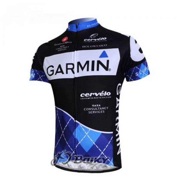 Garmin Cervelo Pro Team Radtrikot Kurzarm Schwarz CPKJ437