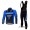 Giant Sram Pro Team Fahrradbekleidung Radtrikot Satz Langarm und Lange Trägerhose Schwarz Blau KNES248