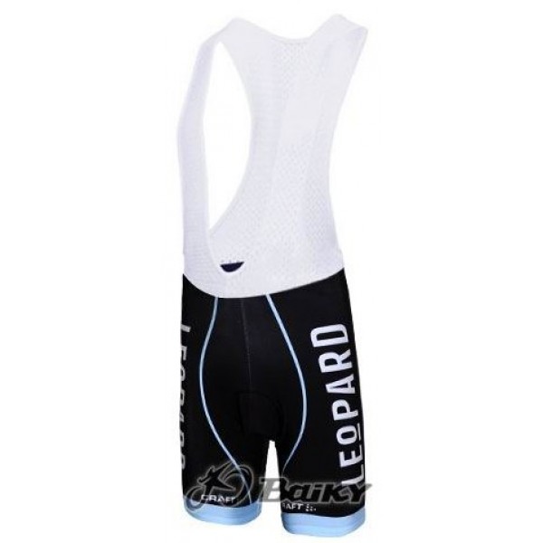 Leopard Trek Pro Team Lang Trägerhose Schwarz Blau Weiß SUOR498