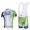 Liquigas Cannondale Pro Team Fahrradbekleidung Satz Fahrradtrikot Kurzarm Trikot und Kurz Trägerhose Grün Weiß AWGJ500