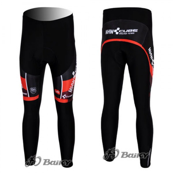 MHW Cube Racing Team Lang Radhose Rot Schwarz SUWJ418