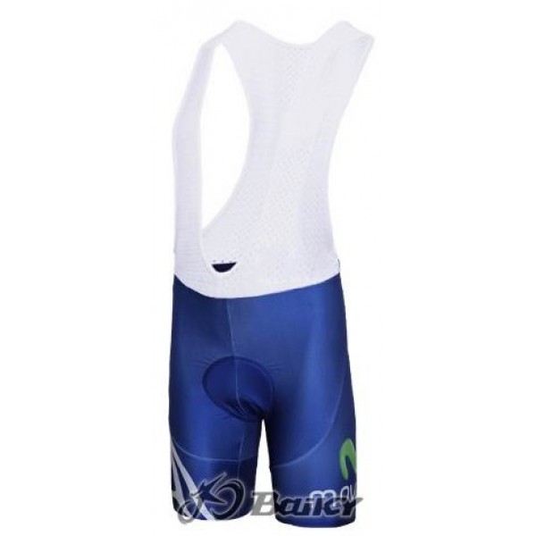 Movistar Team Kurz Trägerhose Blau OTAV956