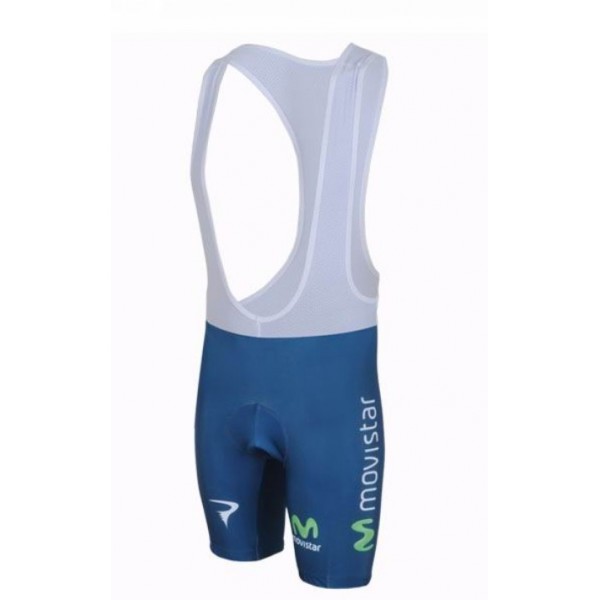 Movistar Team Kurz Trägerhose Blau 2013 QSDU499