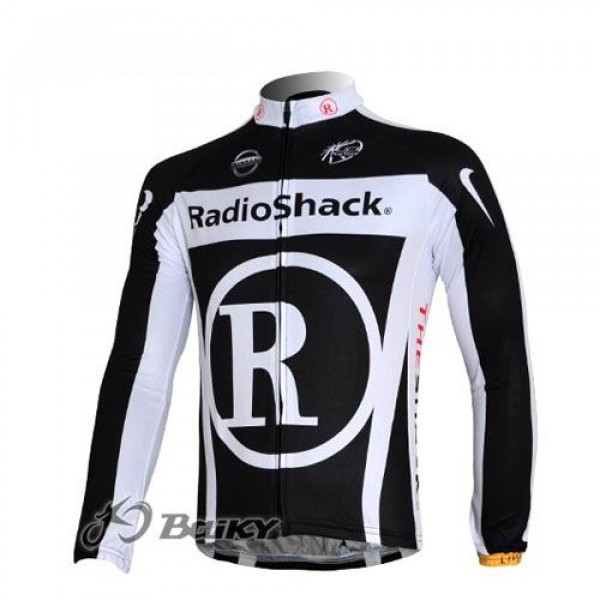 RadioShack Trek Nissan Fahrradtrikot Langarm Schwarz WSOT467