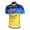 2013 Saxo Bank Tinkoff Pro Team Radtrikot Kurzarm Blau Gelb TCJG301