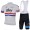 2013 Team Sky Fahrradbekleidung Satz Fahrradtrikot Kurzarm Trikot und Kurz Trägerhose Weiß Schwarz MQPC423