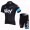 2013 Team Sky Radtrikot Kurzarm und Kurz Radhose Kits Schwarz Blau OJWD671