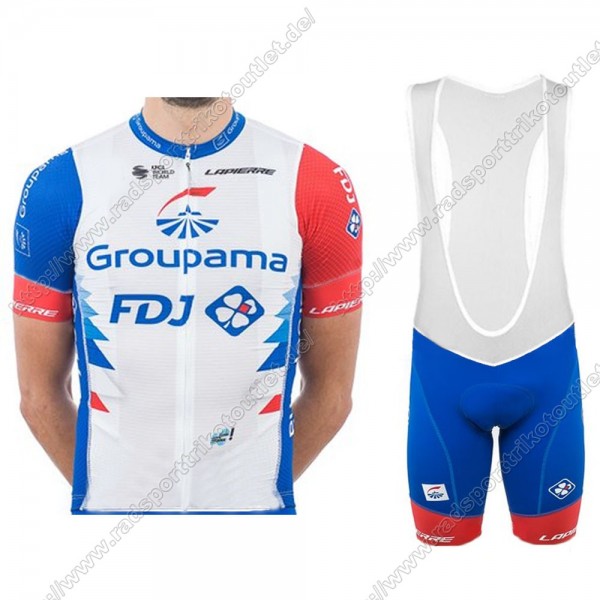 Profiteams Groupama Fdj 2021 Radbekleidung Satz Trikot Kurzarm+Trägerhosen Set Outlet JOJSH