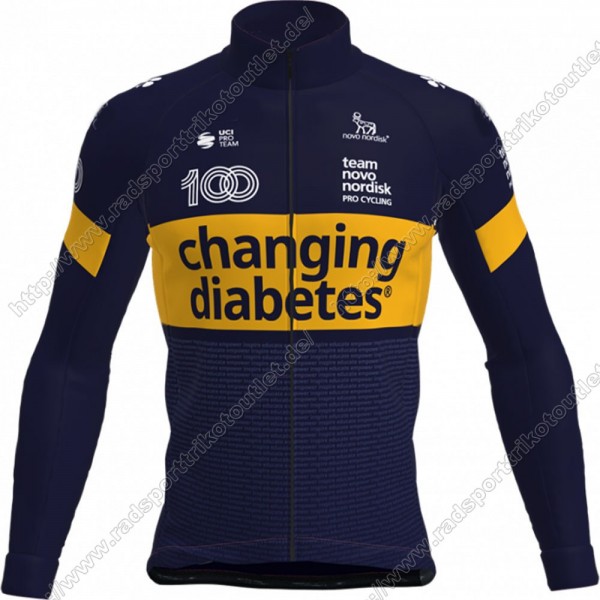 Profiteams Novo Nordisk 2021 Radsport Trikot Langarm LOVIX