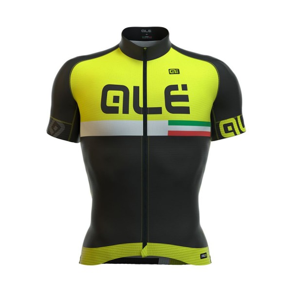 2016 ALE Graphics PRR Circuito Radtrikot Kurzarm Fluo gelb WKJM481