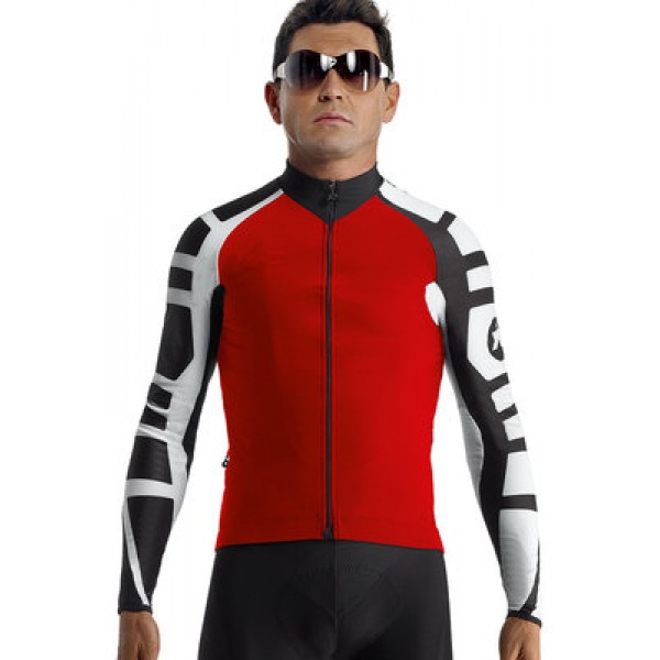 2016 Assos Rot Fahrradtrikot Langarm JBNB788