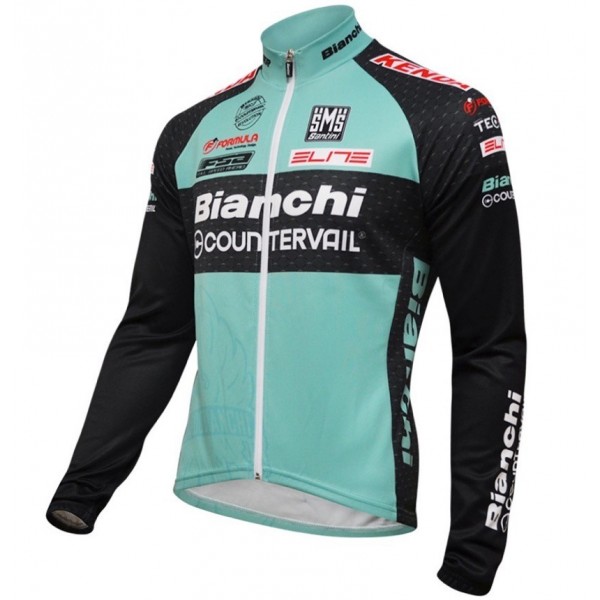 2016 Bianchi MTB Grün Radtrikot Langarm HSCZ166