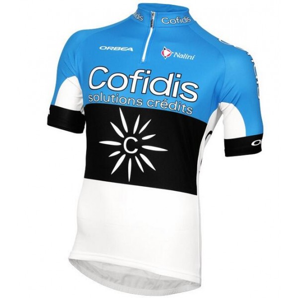 2016 Cofidis Champion d'Estonie blau Radtrikot Kurzarm NJUH187