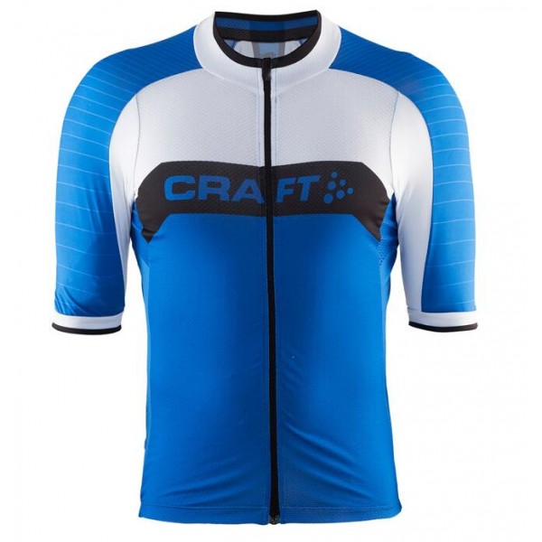 2016 CRAFT Gran Fondo Radtrikot Kurzarm blau Weiß MKKB520