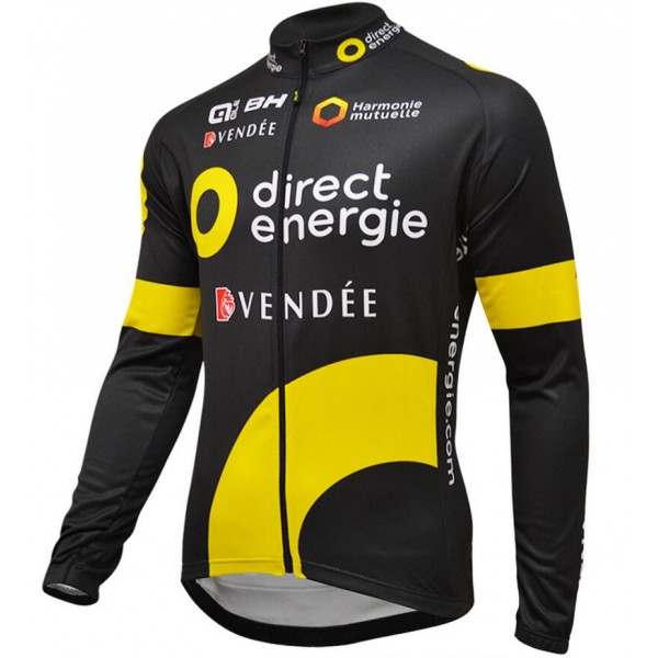 2016 Direct Energie Fahrradtrikot Langarm VEEY902