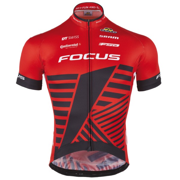 2016 GSG Focus XC Rouge Fahrradbekleidung Kurzarm Radtrikot LJYD771