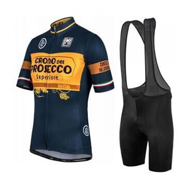 2016 Giro d'Italia Fahrradbekleidung Satz Fahrradtrikot Kurzarm Trikot und Kurz Trägerhose VTHM705