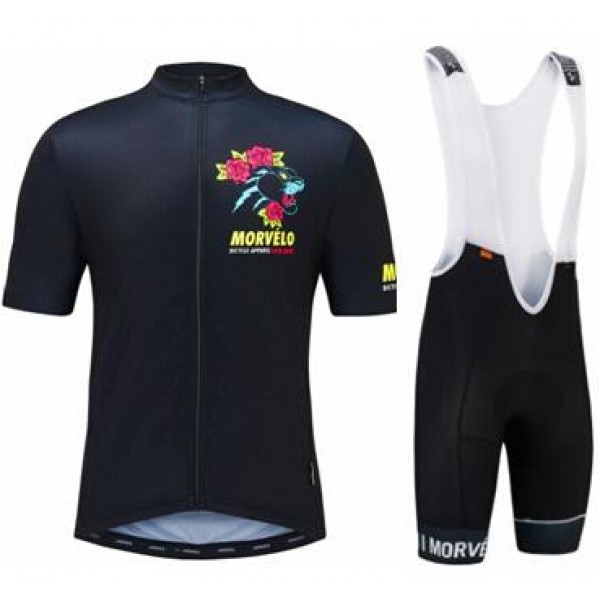 2016 Morvelo Fahrradbekleidung Satz Fahrradtrikot Kurzarm Trikot und Kurz Trägerhose 05 EHZW132