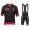 2016 Pinarello Dogma F8 schwarz-rot Fahrradbekleidung Radtrikot und Trägerhosen Set OHDQ463