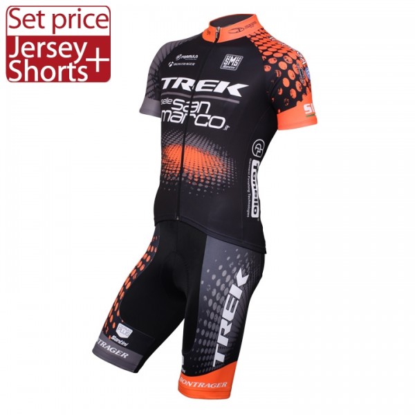 2016 TREK SELLE SAN MARCO Radbekleidung Radtrikot Kurzarm und Fahrradhosen Kurz FGPG233