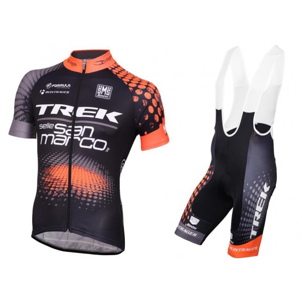 2016 TREK SELLE SAN MARCO Fahrradbekleidung Satz Fahrradtrikot Kurzarm Trikot und Kurz Trägerhose XVOK848