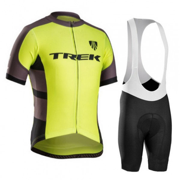 2016 Trek Fahrradbekleidung Satz Fahrradtrikot Kurzarm Trikot und Kurz Trägerhose 03 YZVO918