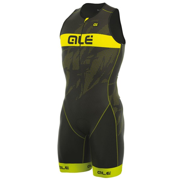 2017 Body Ale Tri Record Zip Front-Gelb Fluo 458ZHXD