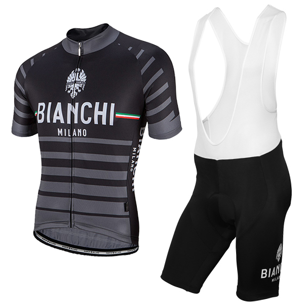 Bianchi Milano 2017 Fahrradbekleidung Satz Radtrikot Kurzarm+Kurz Trägerhose A4 858ICEN