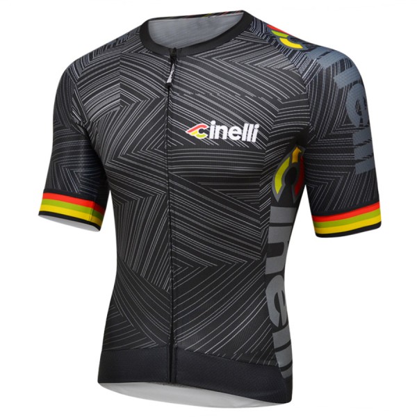 CINELLI ITALO 79 AERO Radtrikot Kurzarm Schwarz 454EKLJ