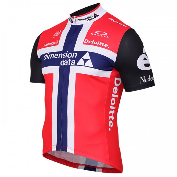 DIMENSION DATA 2017 Norwegian Champion Radtrikot Kurzarm 426BRTI