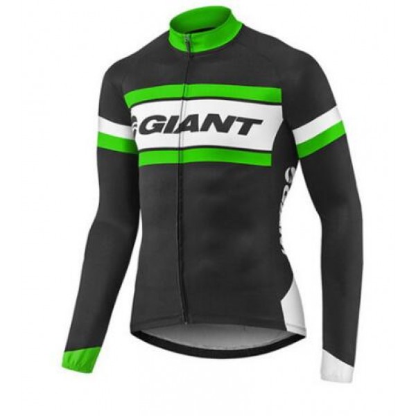 2017 Giant Grün Schwarz Radtrikot Langarm 189QABU