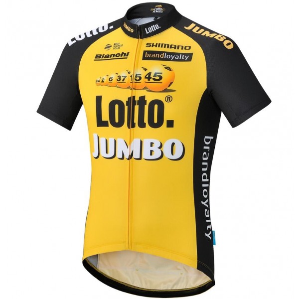 2017 LOTTO JUMBO Radtrikot Kurzarm 919JERV