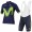 2017 Movistar Fahrradbekleidung Satz Radtrikot Kurzarm+Kurz Tr 171IGMC