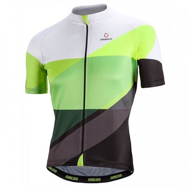 2017 Nalini PRO Campione Weiß-Vert Radtrikot Kurzarm 395UGXR